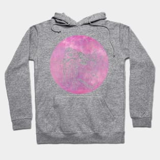 Wild Rose Nesting In Pink Hoodie